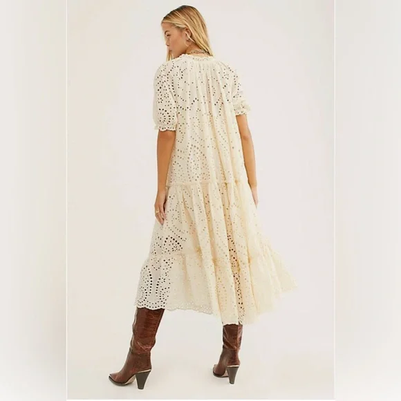 Spell & The Gypsy Collective Fairytale Anglaise Eyelet Gown S - Picture 11 of 15